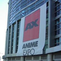 Anime Expo sign, without people