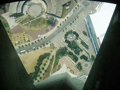 straight down 342 m (1,122 ft)