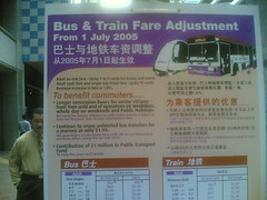 Bus and Train Fare Hike Poster